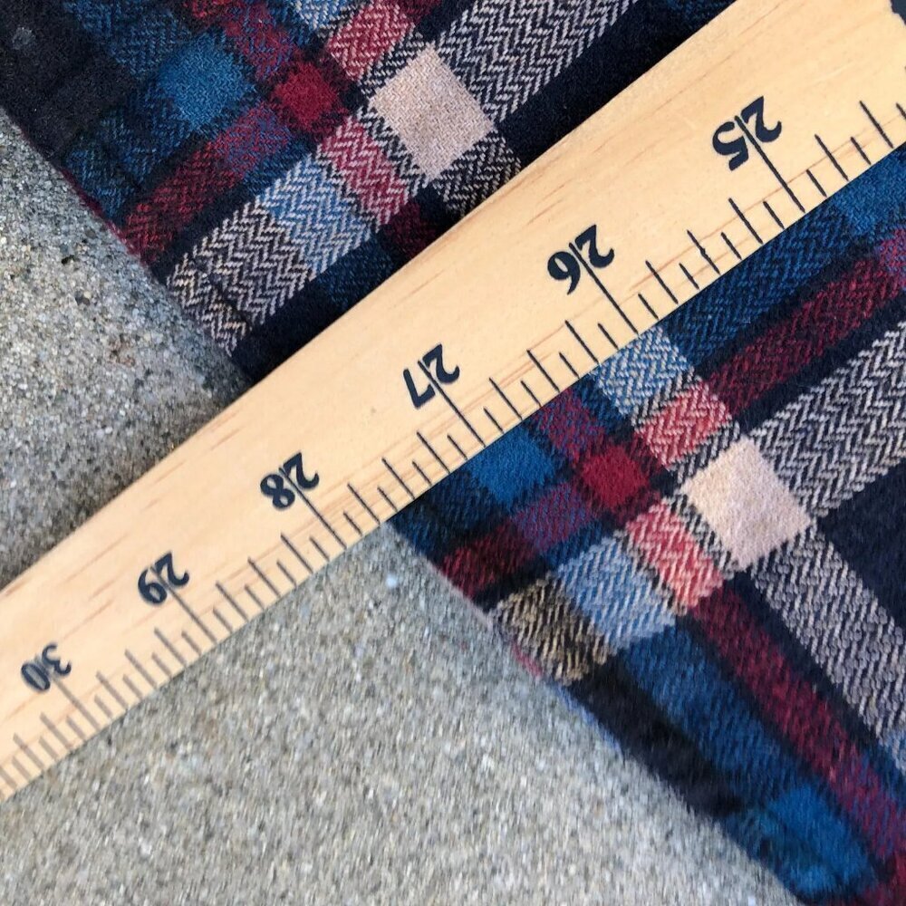ELXR Flannel Shirt Men's MEDIUM Button Down Pocket Cotton Collar Plaid Top - Picture 10 of 10